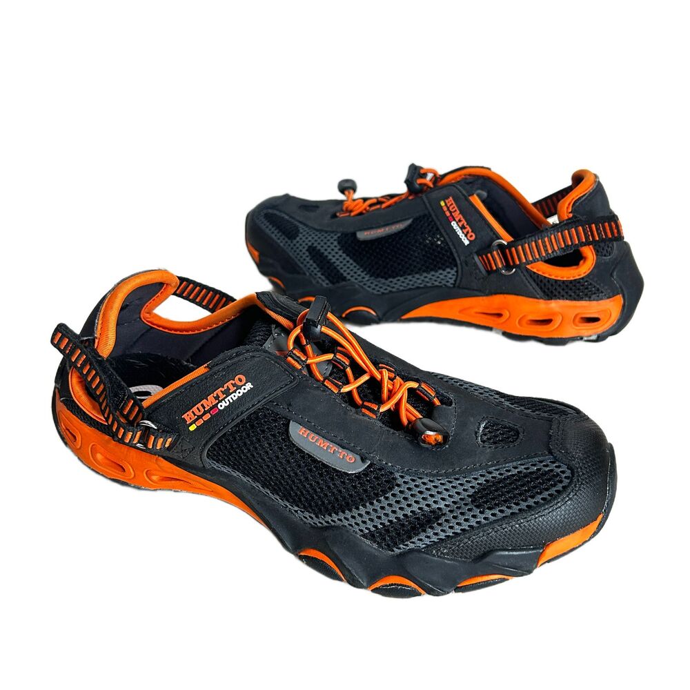 Humtto Athletic Shoes Euro 41 Water Shoes Sneakers Hiking Sandals Black Mesh